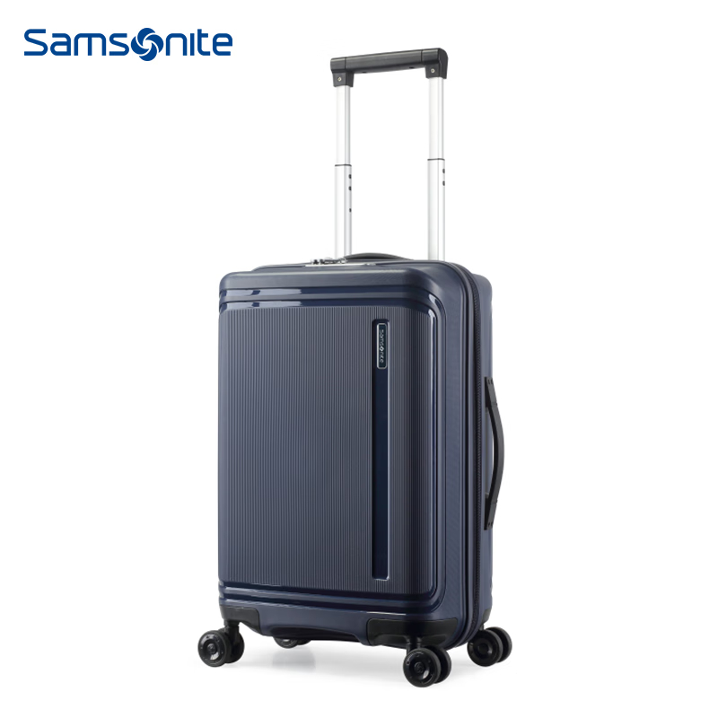 新秀麗（Samsonite）男士女生大容量行李箱商務出差旅行箱時尚密碼箱20英寸登機拉桿箱 HF8*41001